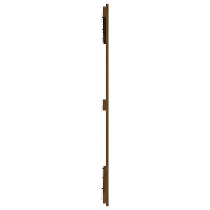 vidaXL Wall Headboard Honey Brown 127.5x3x110 cm Solid Wood Pine