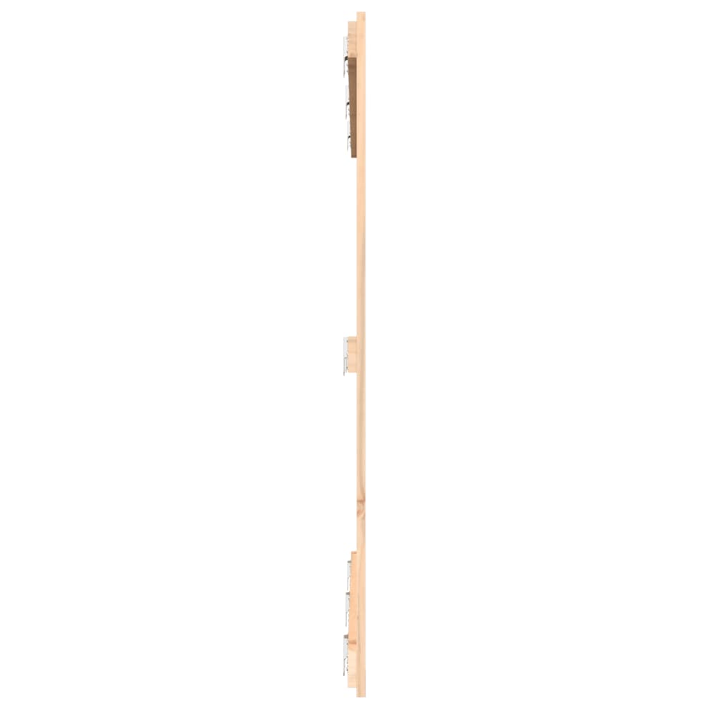 vidaXL Wall Headboard 146.5x3x110 cm Solid Wood Pine