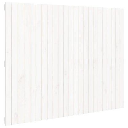 vidaXL Wall Headboard White 146.5x3x110 cm Solid Wood Pine