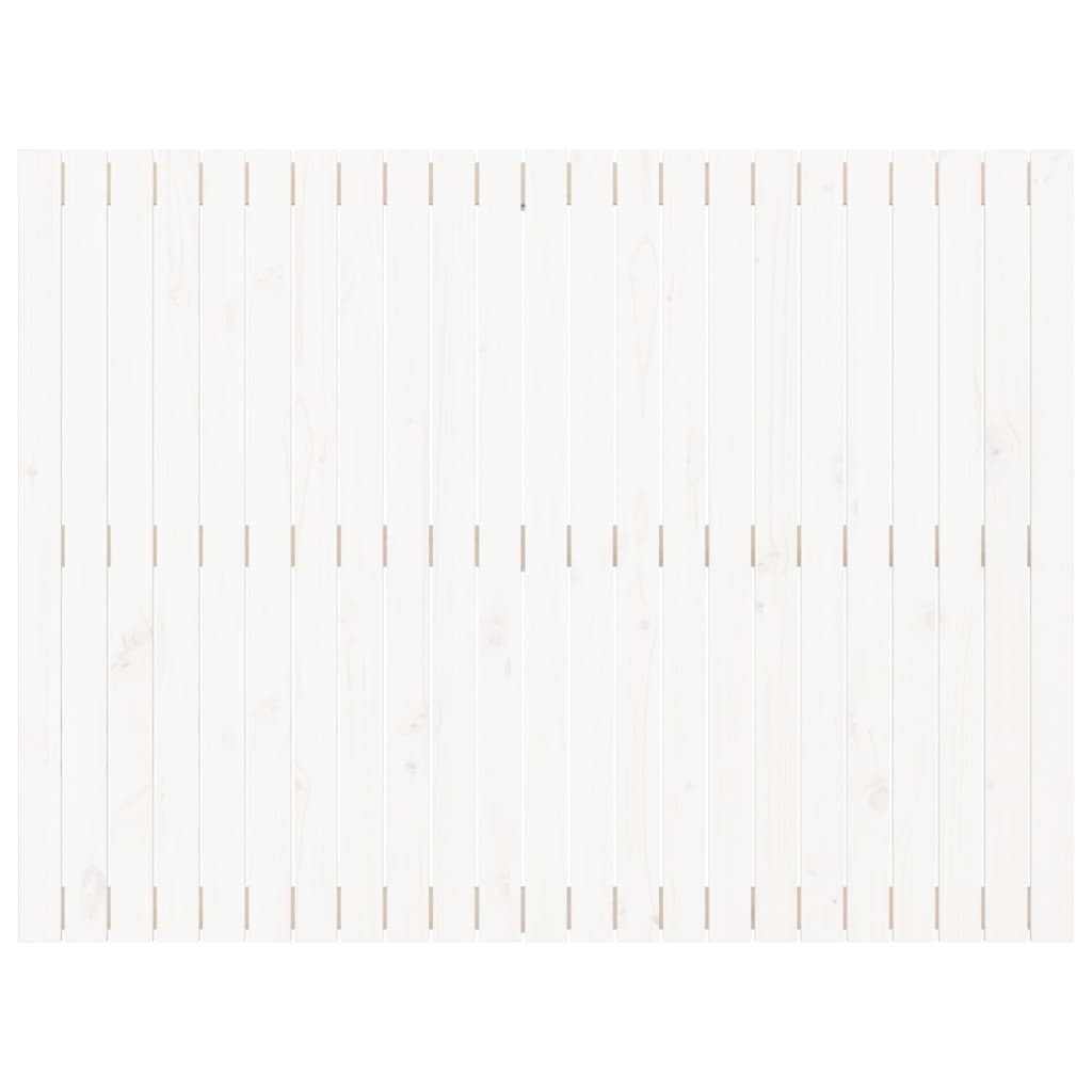 vidaXL Wall Headboard White 146.5x3x110 cm Solid Wood Pine