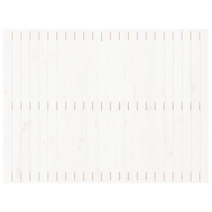 vidaXL Wall Headboard White 146.5x3x110 cm Solid Wood Pine