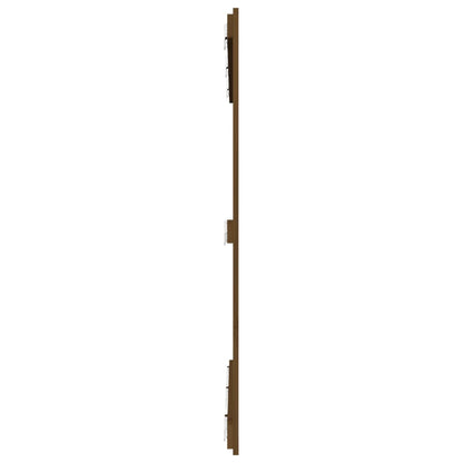 vidaXL Wall Headboard Honey Brown 146.5x3x110 cm Solid Wood Pine