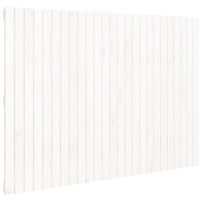 vidaXL Wall Headboard White 159.5x3x110 cm Solid Wood Pine