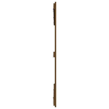 vidaXL Wall Headboard Honey Brown 159.5x3x110 cm Solid Wood Pine