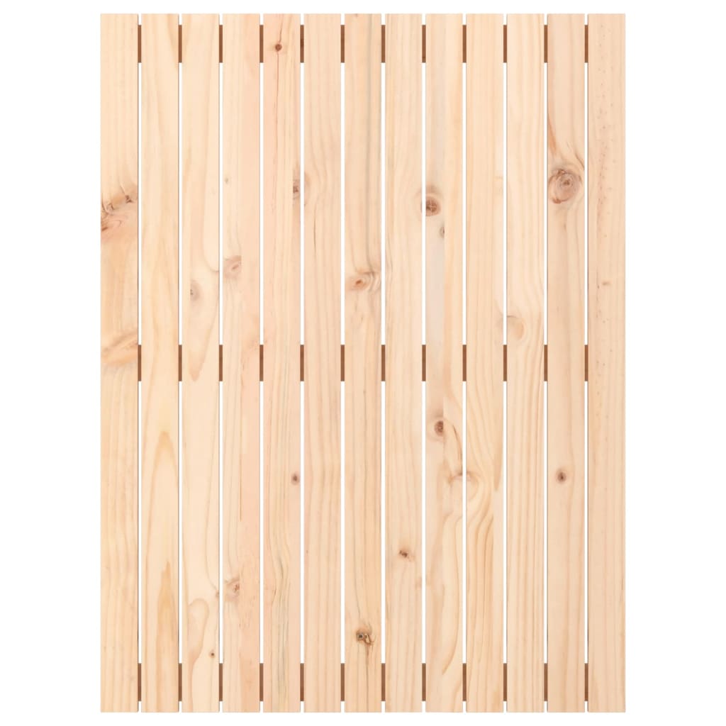 vidaXL Wall Headboard 82.5x3x110 cm Solid Wood Pine