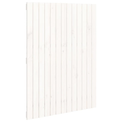 vidaXL Wall Headboard White 82.5x3x110 cm Solid Wood Pine