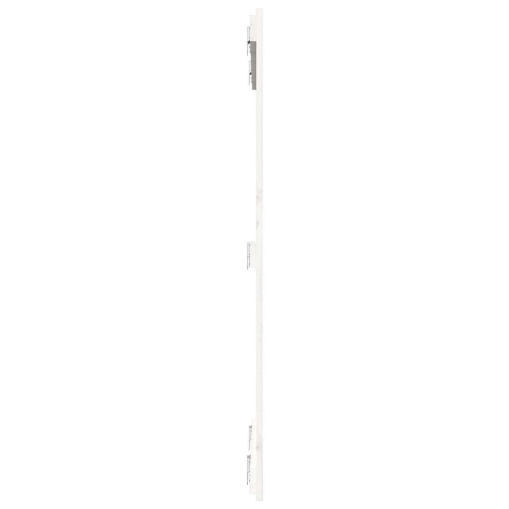 vidaXL Wall Headboard White 82.5x3x110 cm Solid Wood Pine