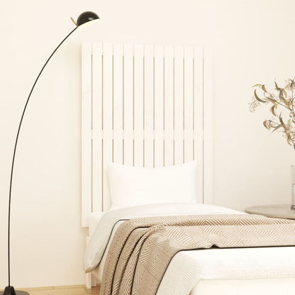 vidaXL Wall Headboard White 82.5x3x110 cm Solid Wood Pine