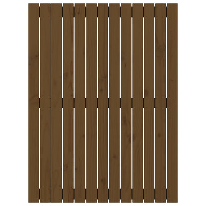 vidaXL Wall Headboard Honey Brown 82.5x3x110 cm Solid Wood Pine