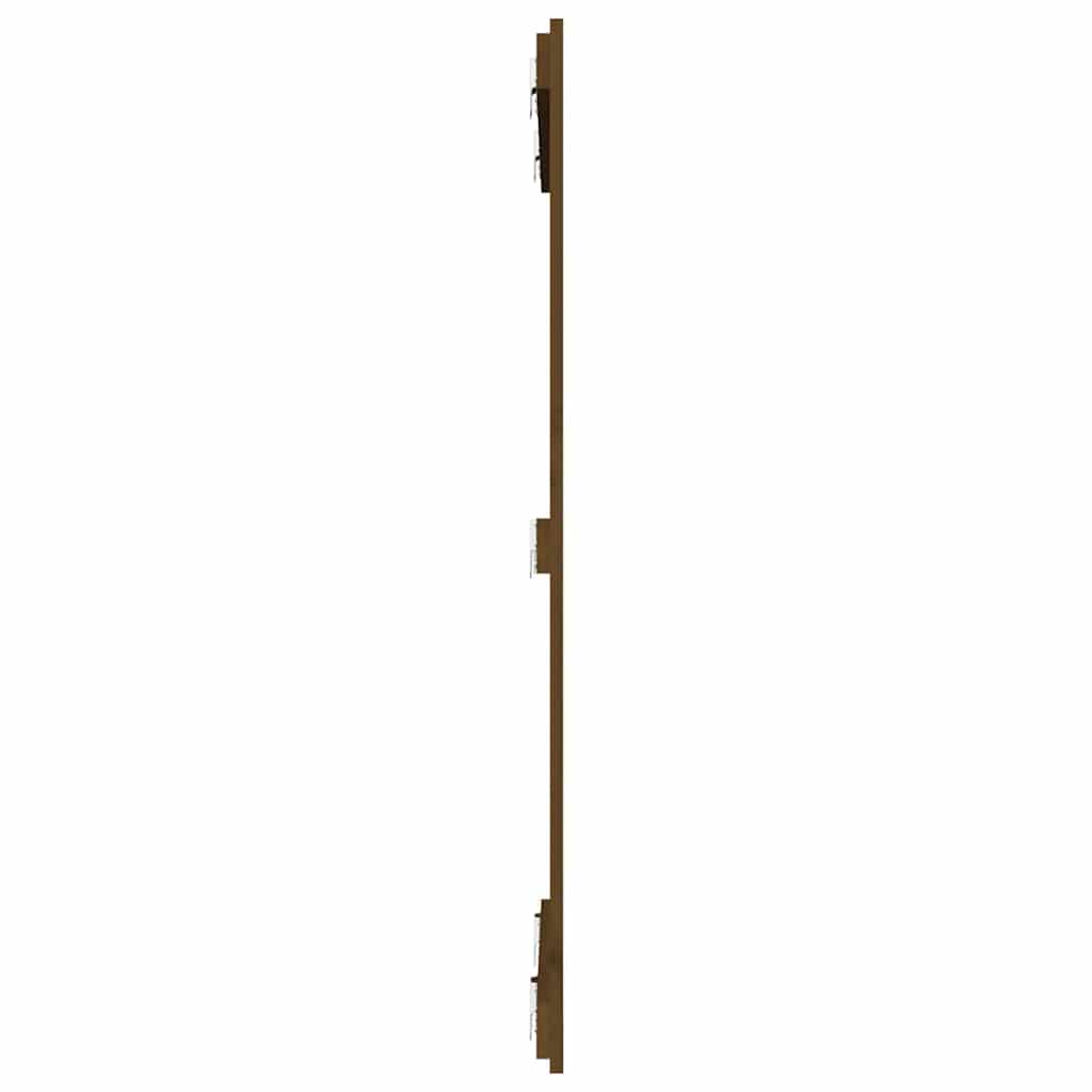 vidaXL Wall Headboard Honey Brown 82.5x3x110 cm Solid Wood Pine
