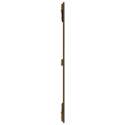 vidaXL Wall Headboard Honey Brown 82.5x3x110 cm Solid Wood Pine
