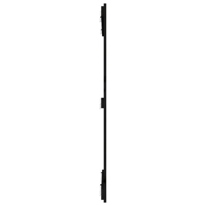 vidaXL Wall Headboard Black 82.5x3x110 cm Solid Wood Pine