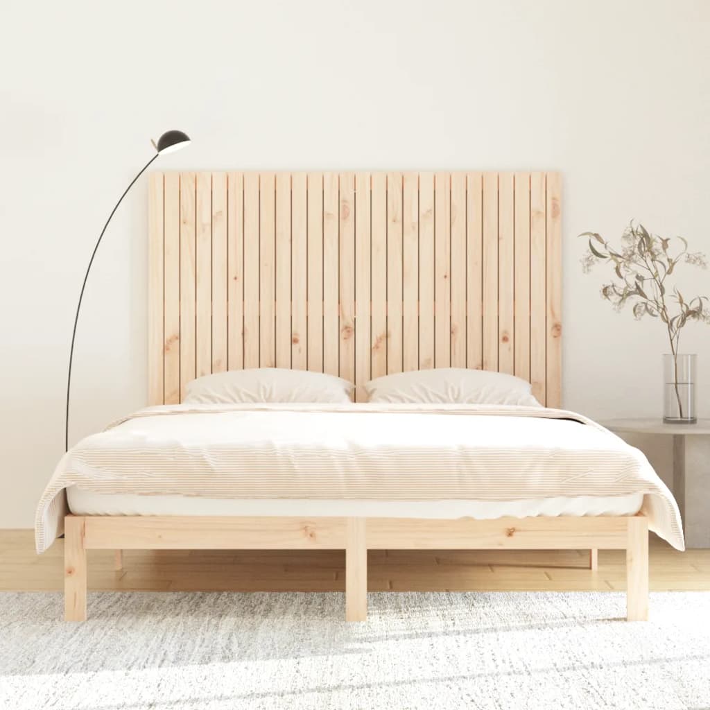 vidaXL Wall Headboard 166x3x110 cm Solid Wood Pine