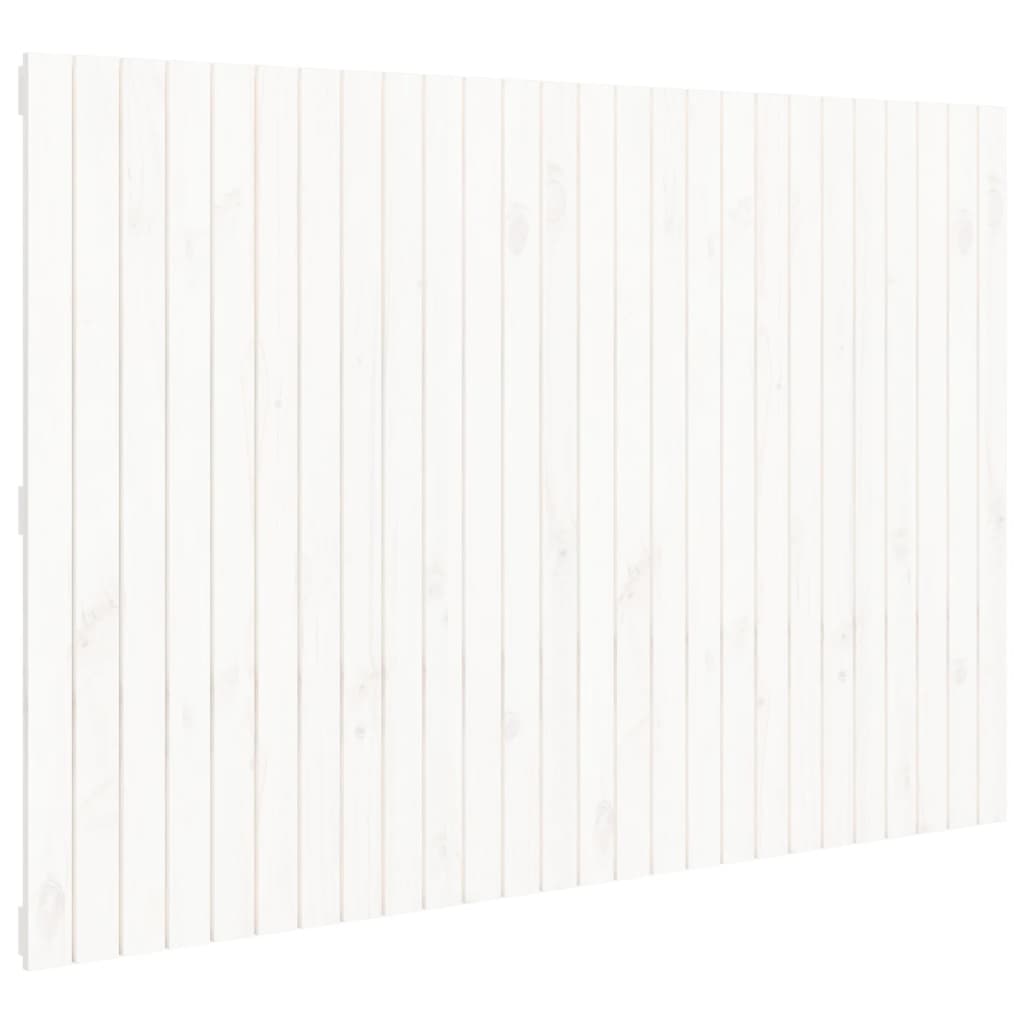 vidaXL Wall Headboard White 166x3x110 cm Solid Wood Pine