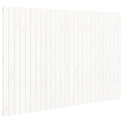 vidaXL Wall Headboard White 166x3x110 cm Solid Wood Pine