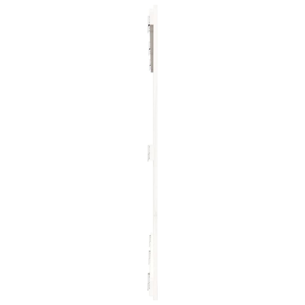vidaXL Wall Headboard White 166x3x110 cm Solid Wood Pine