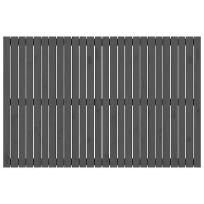 vidaXL Wall Headboard Grey 166x3x110 cm Solid Wood Pine