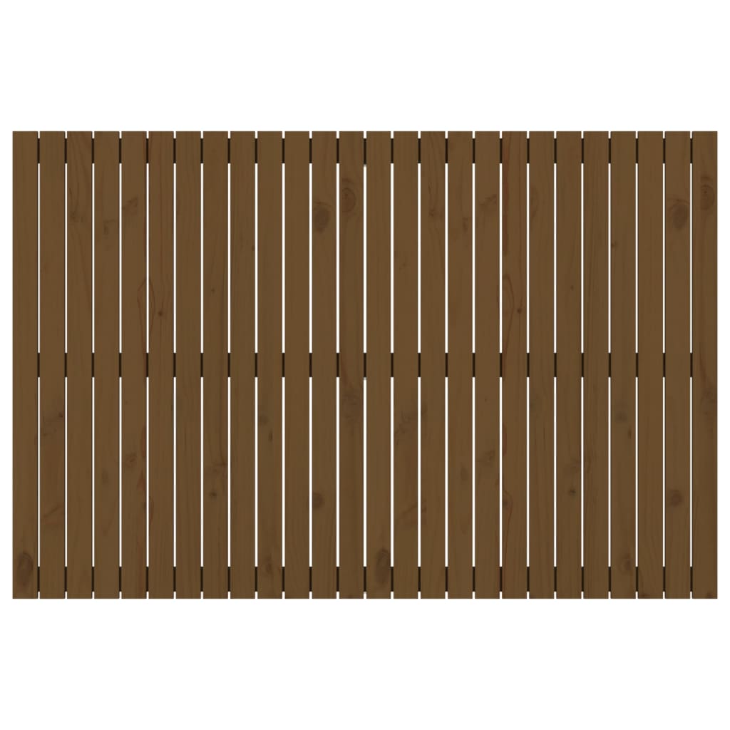 vidaXL Wall Headboard Honey Brown 166x3x110 cm Solid Wood Pine