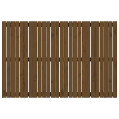 vidaXL Wall Headboard Honey Brown 166x3x110 cm Solid Wood Pine