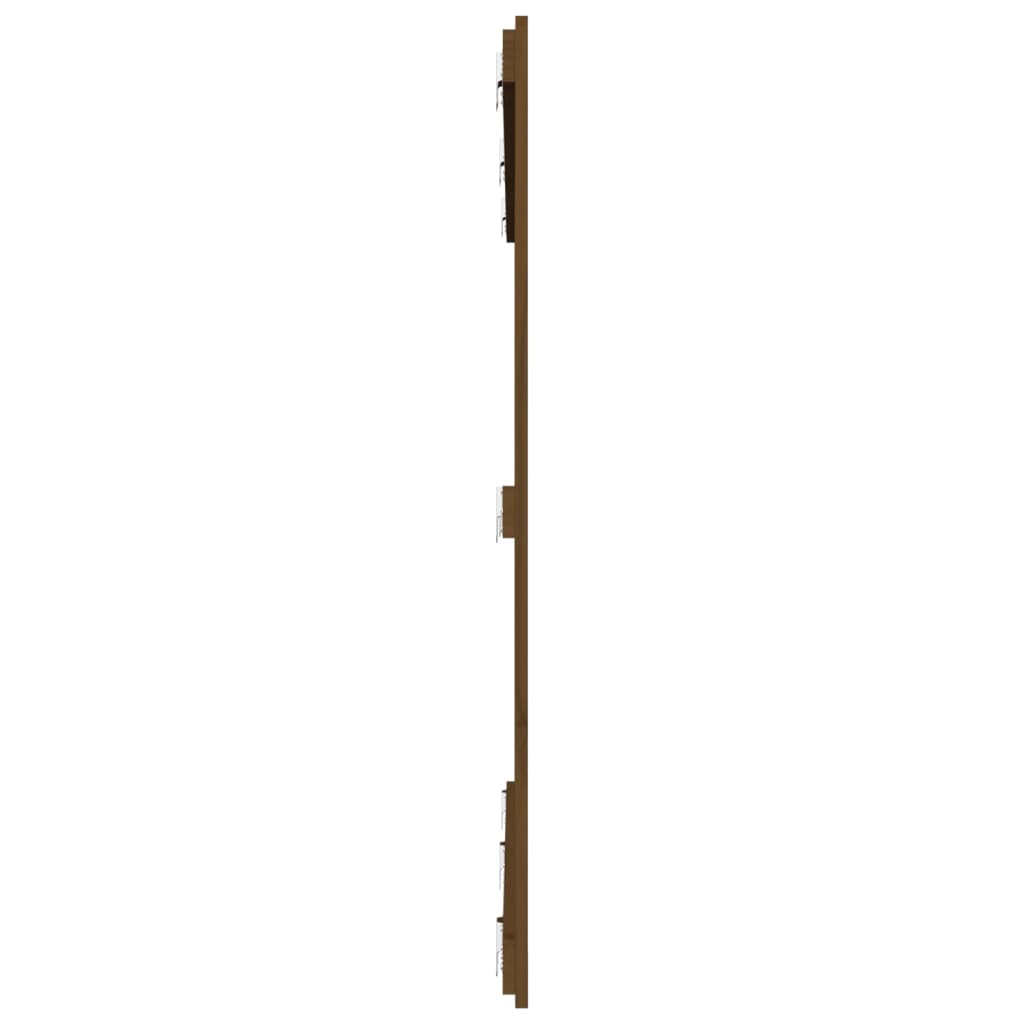 vidaXL Wall Headboard Honey Brown 166x3x110 cm Solid Wood Pine