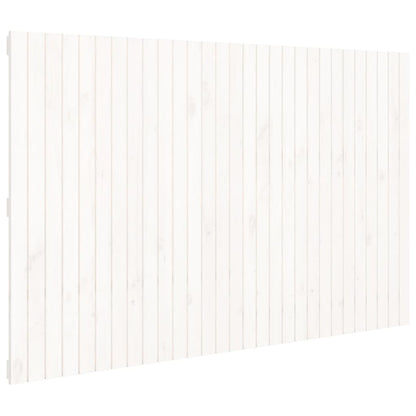 vidaXL Wall Headboard White 185x3x110 cm Solid Wood Pine