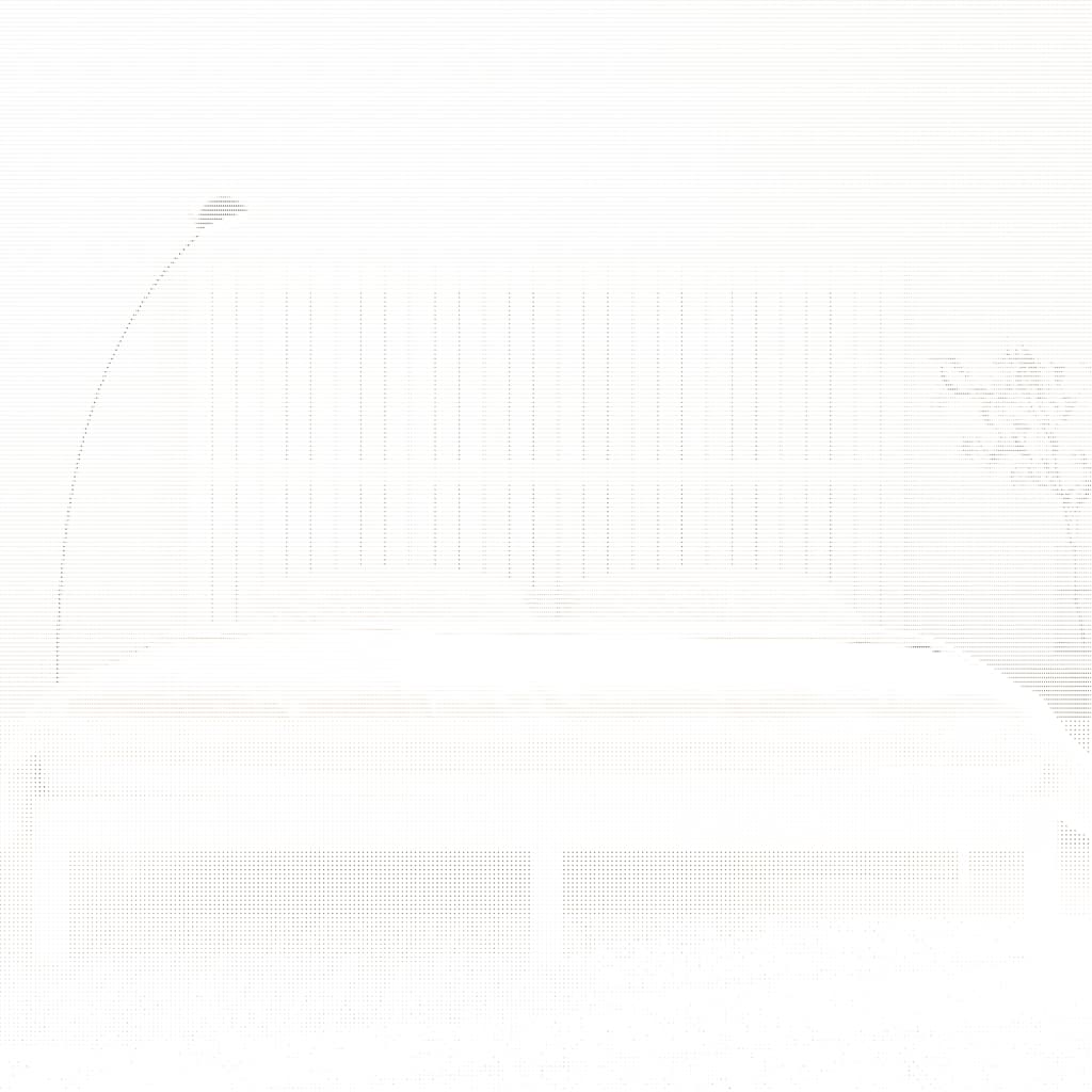 vidaXL Wall Headboard White 185x3x110 cm Solid Wood Pine