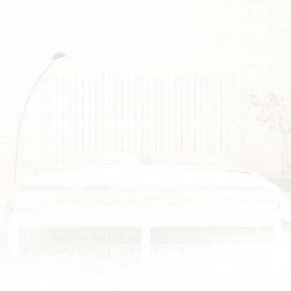vidaXL Wall Headboard White 185x3x110 cm Solid Wood Pine