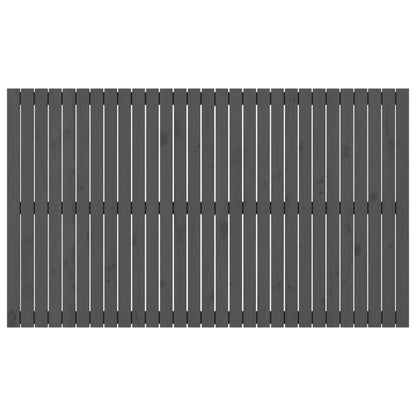 vidaXL Wall Headboard Grey 185x3x110 cm Solid Wood Pine