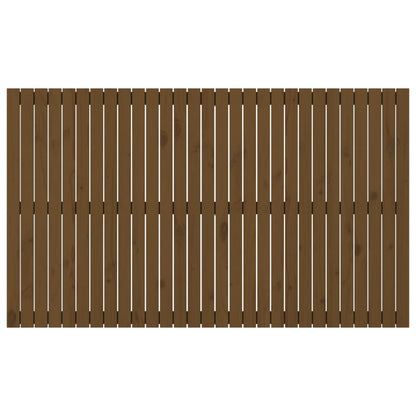 vidaXL Wall Headboard Honey Brown 185x3x110 cm Solid Wood Pine