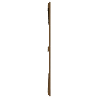 vidaXL Wall Headboard Honey Brown 185x3x110 cm Solid Wood Pine