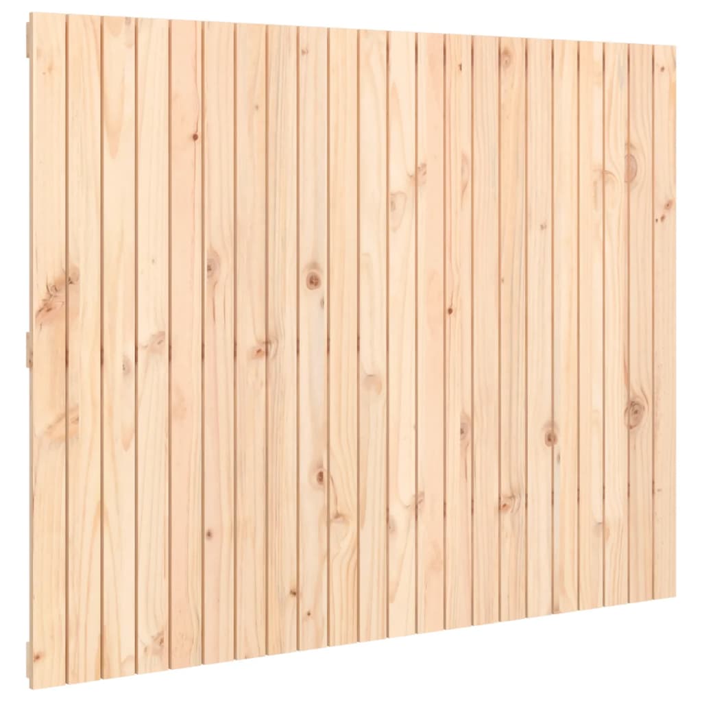 vidaXL Wall Headboard 140x3x110 cm Solid Wood Pine