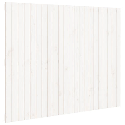 vidaXL Wall Headboard White 140x3x110 cm Solid Wood Pine