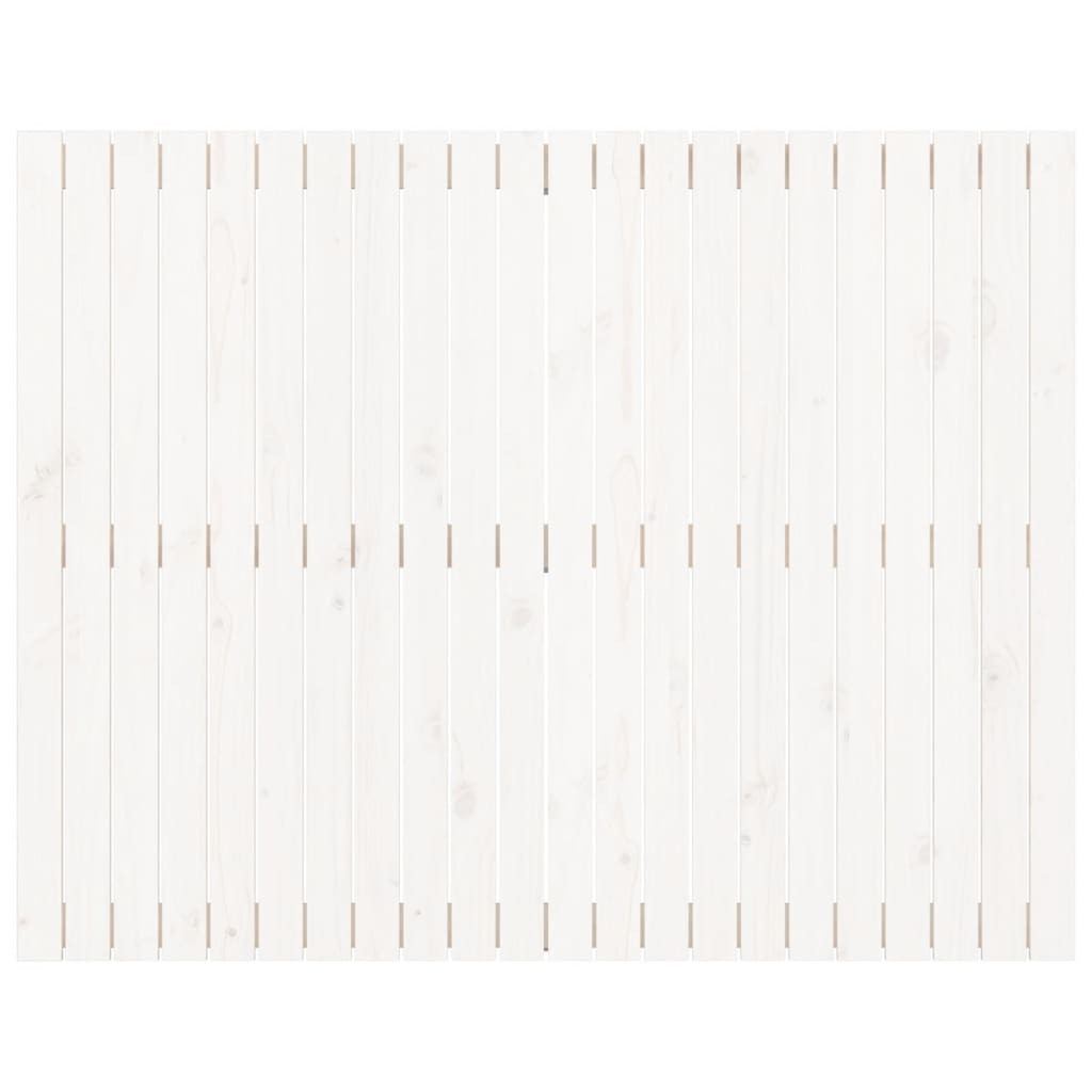vidaXL Wall Headboard White 140x3x110 cm Solid Wood Pine