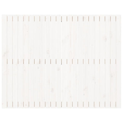 vidaXL Wall Headboard White 140x3x110 cm Solid Wood Pine