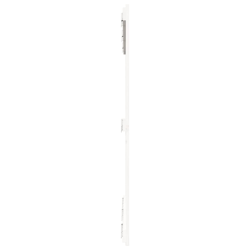 vidaXL Wall Headboard White 140x3x110 cm Solid Wood Pine