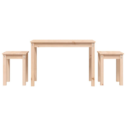 vidaXL Nesting Tables 3 pcs Solid Wood Pine