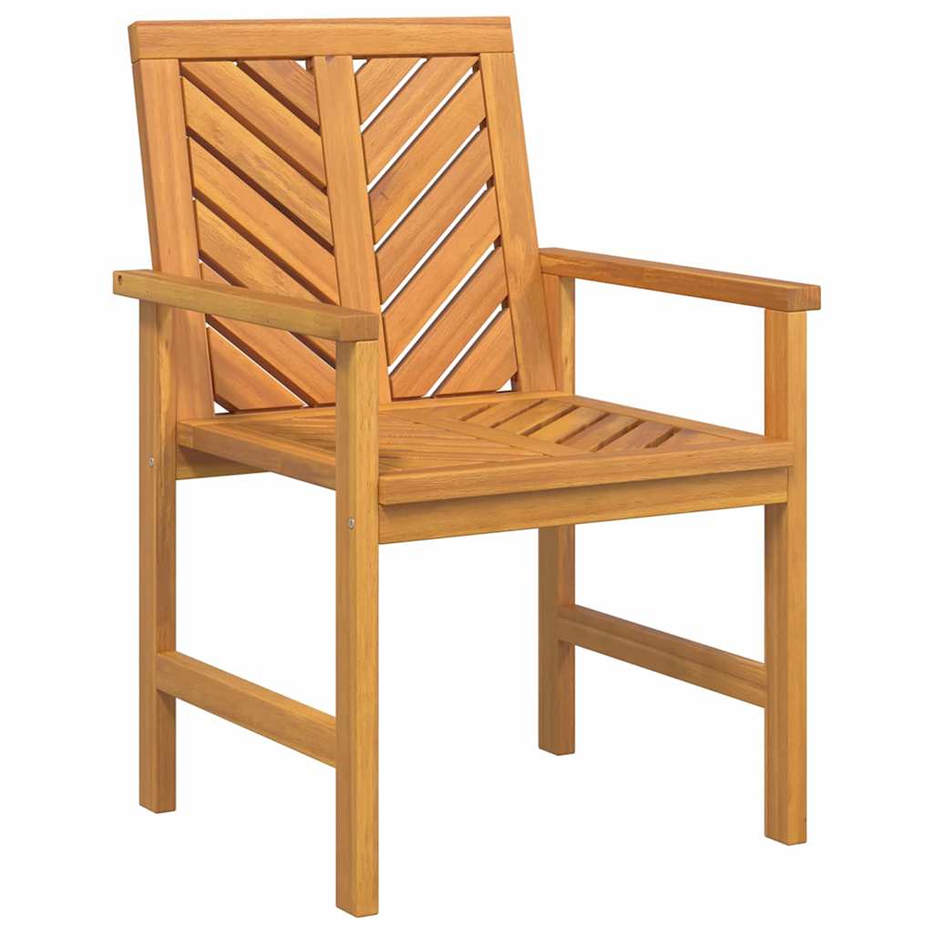 vidaXL Garden Dining Set 5 pcs Brown Solid Acacia Wood