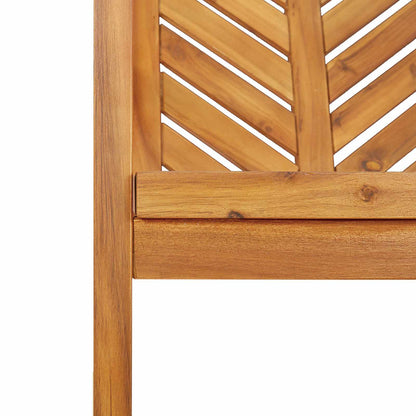 vidaXL Garden Dining Set 9 pcs Brown Solid Acacia Wood