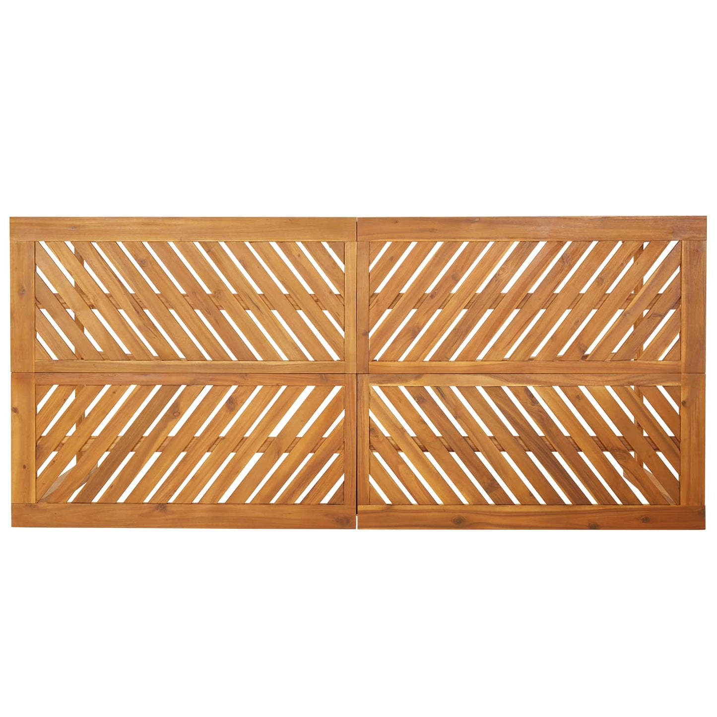 vidaXL Garden Dining Set 9 pcs Brown Solid Acacia Wood