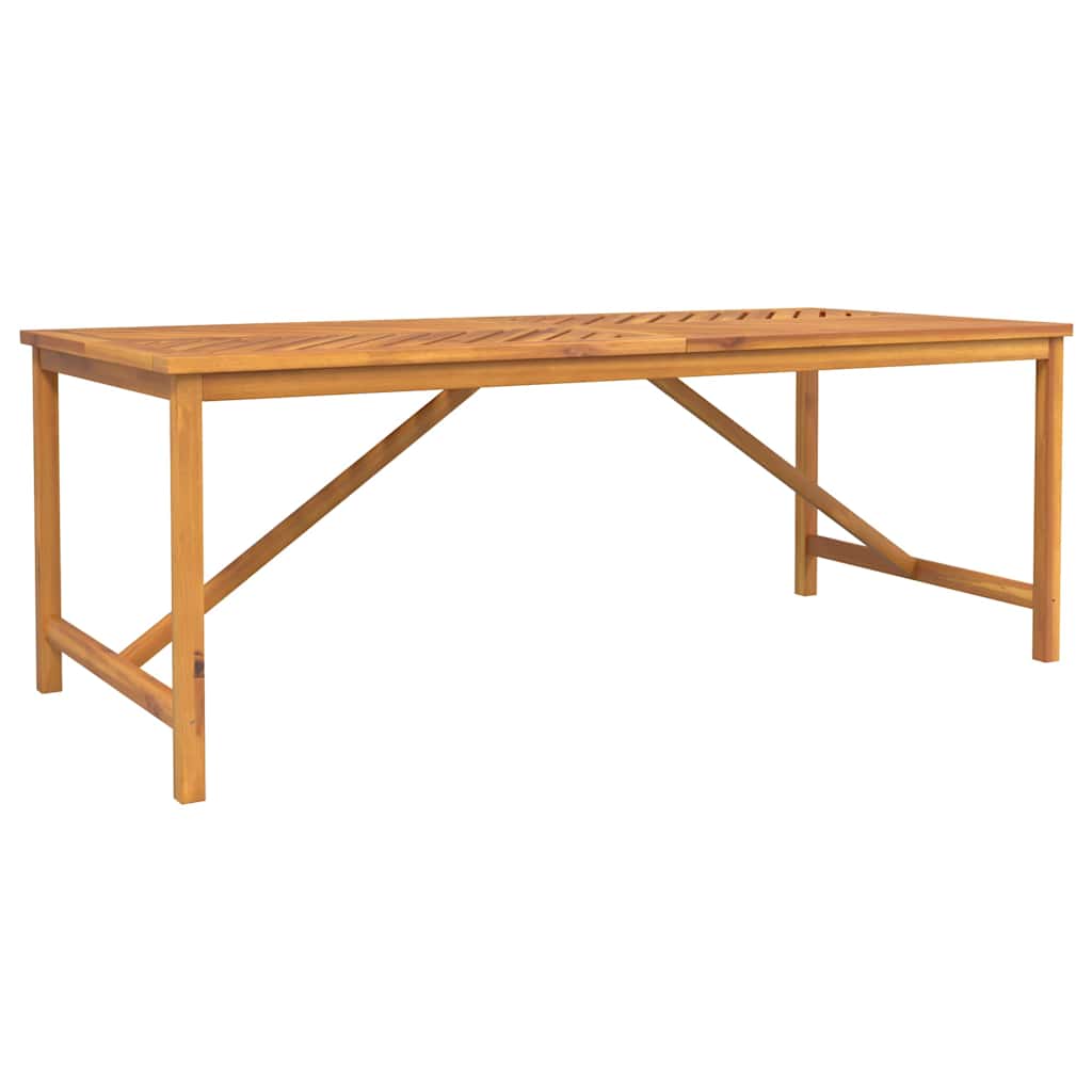 vidaXL Garden Dining Set 9 pcs Brown Solid Acacia Wood