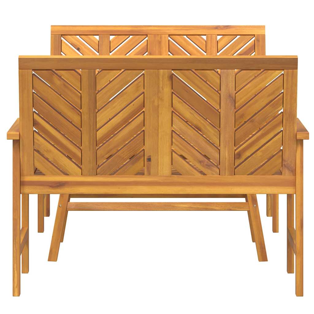 vidaXL Garden Lounge Set 3 pcs Brown Solid Acacia Wood