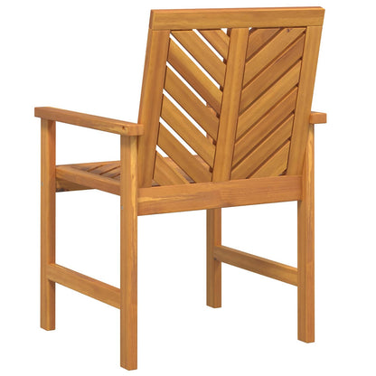 vidaXL Dining Chair 6 pcs Natural Solid Acacia Wood