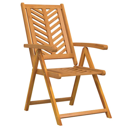 vidaXL Garden Chair 4 pcs Brown Solid Acacia Wood