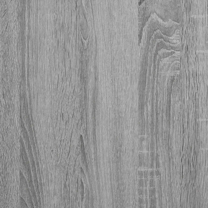 vidaXL 4 Piece Bathroom Furniture Set Grey Sonoma Engineered Wood