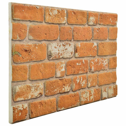 vidaXL Wall Panels 10 pcs Brick 100 x 50 cm EPS Foam