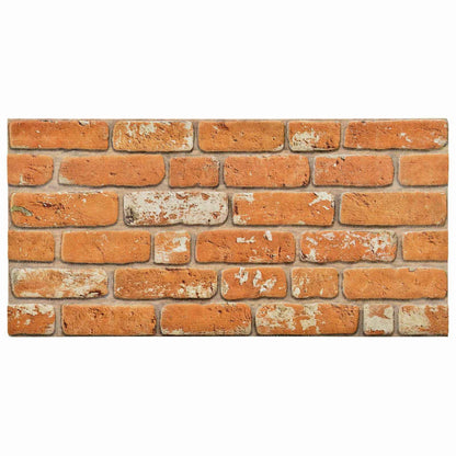 vidaXL Wall Panels 10 pcs Brick 100 x 50 cm EPS Foam