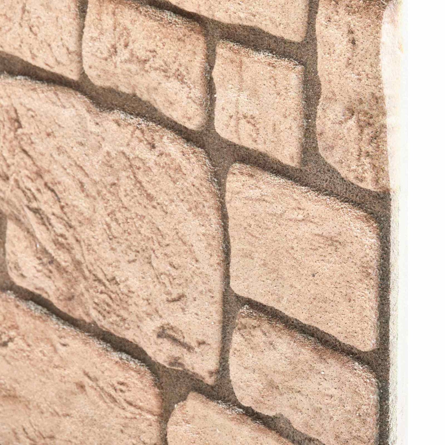 vidaXL Wall Panels 10 pcs Beige 100 x 50 cm EPS Foam