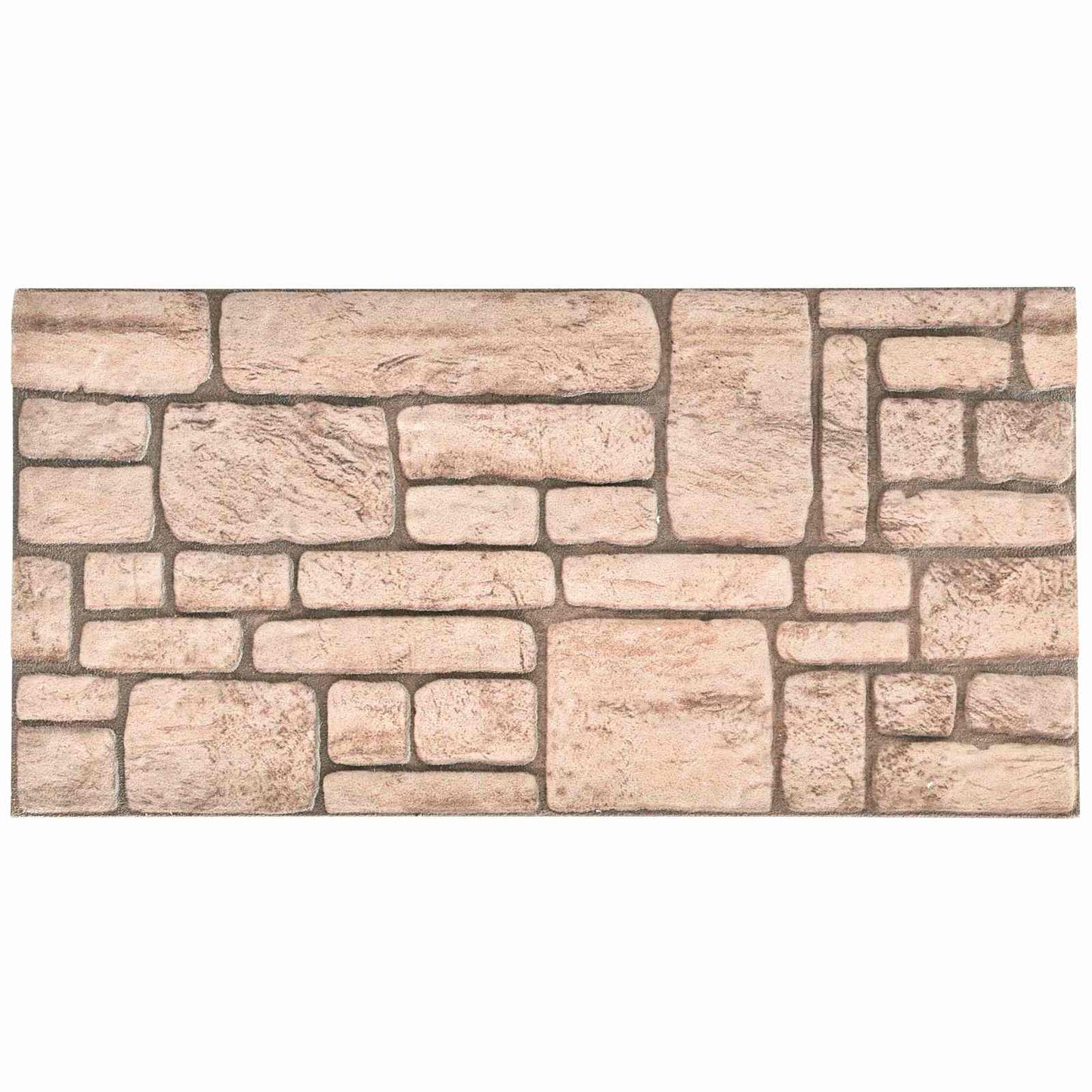vidaXL Wall Panels 10 pcs Beige 100 x 50 cm EPS Foam
