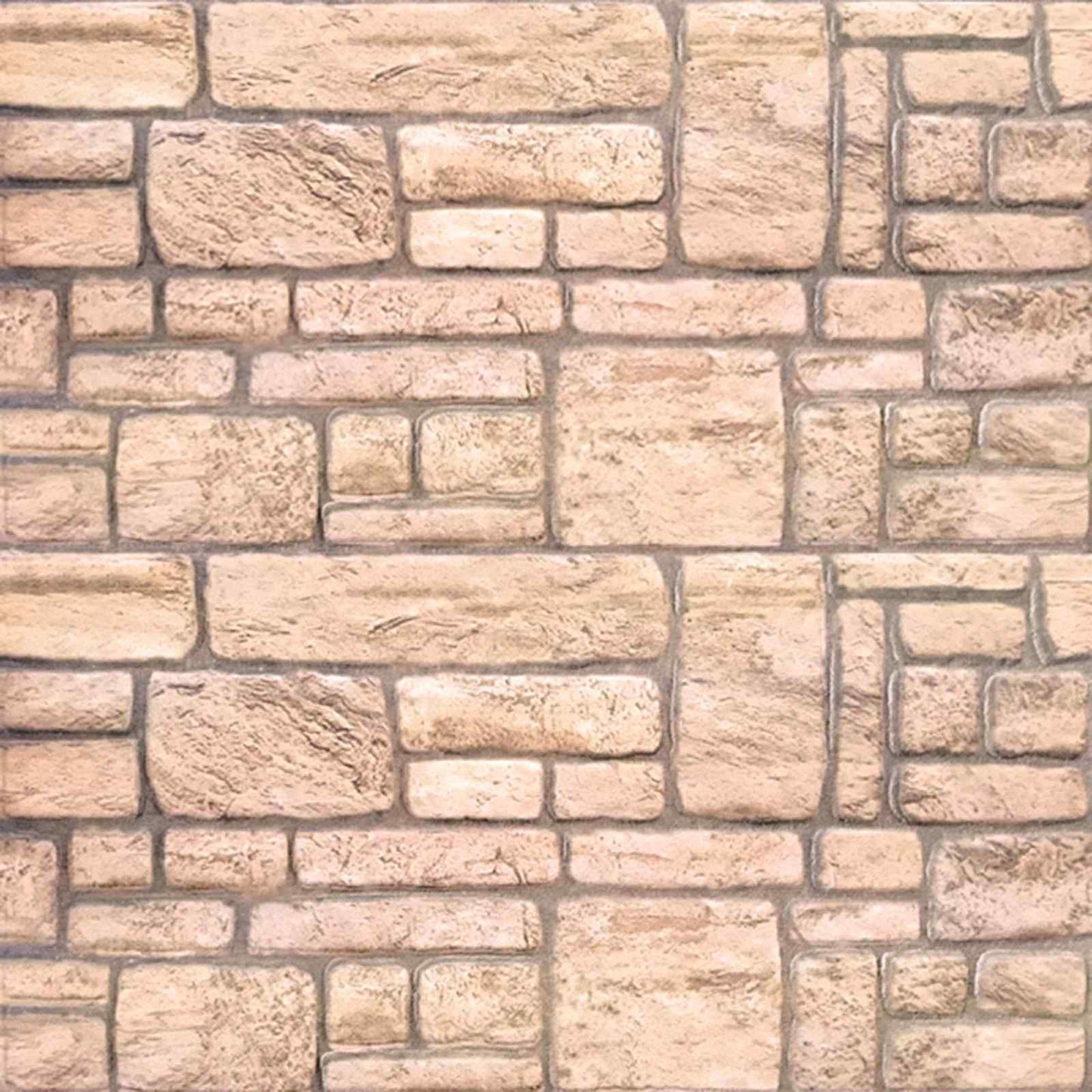 vidaXL Wall Panels 10 pcs Beige 100 x 50 cm EPS Foam