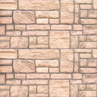 vidaXL Wall Panels 10 pcs Beige 100 x 50 cm EPS Foam